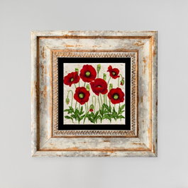 Wallity Cuadro Decorativo Enmarcado Multicolor 20 x 20 cm